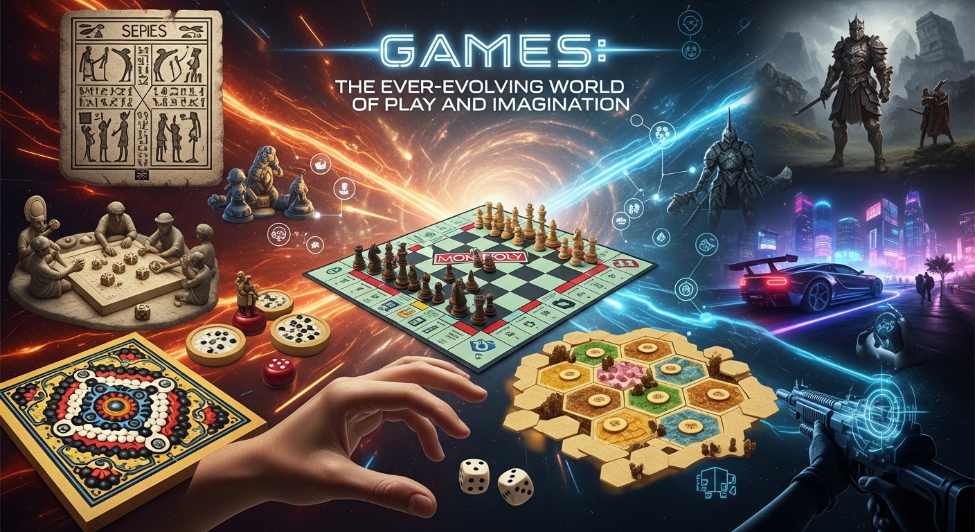 The Fascinating World of Games: From Ancient Play to Modern Masterpieces